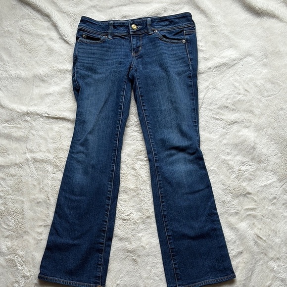 American Eagle Slim Bootcut Jeans Women’s Size 4 Medium Wash Denim - Picture 2 of 11